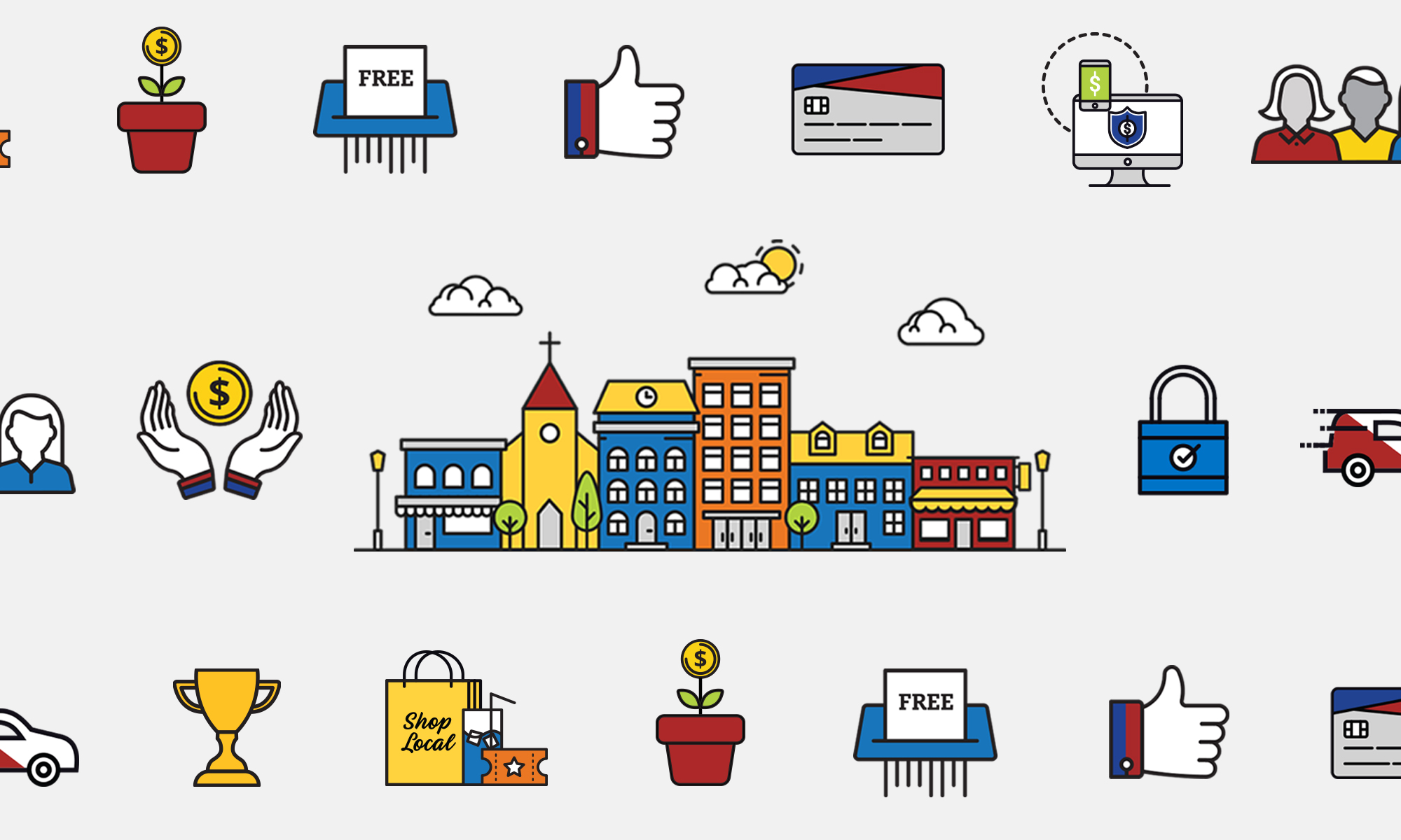 Frederick County Bank’s Custom Icons