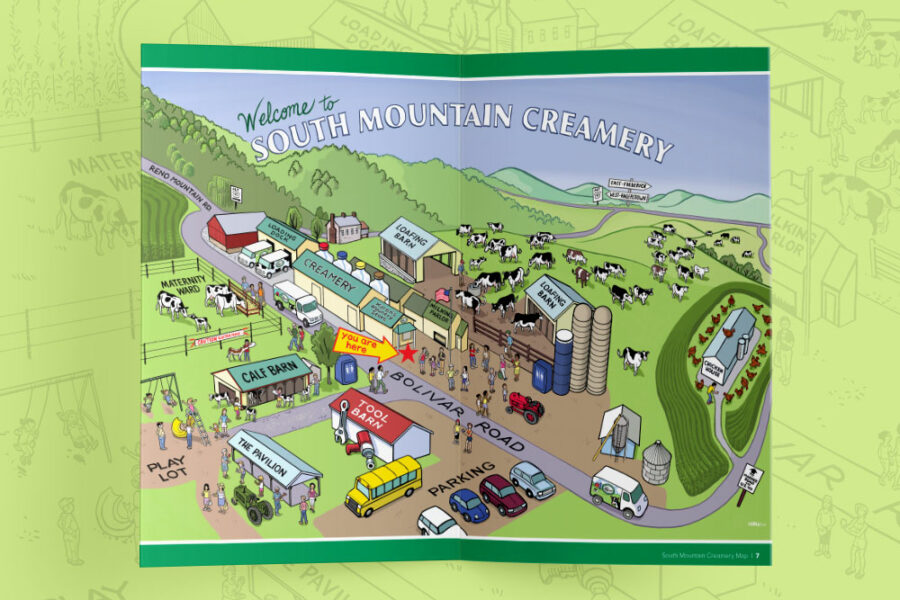 South Mountain Creamery – New Guide Booklet and Signage